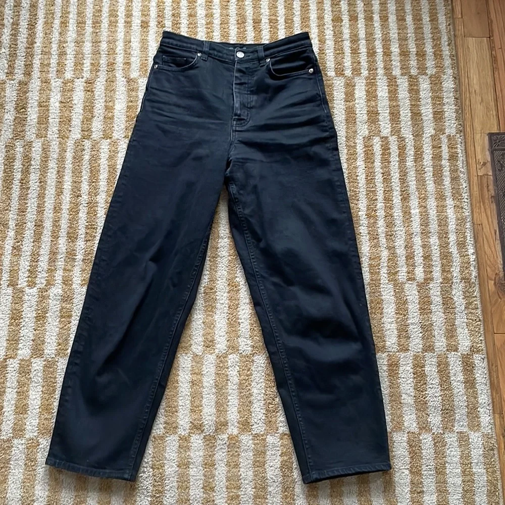 COS Tapered Leg High Rise Straight Pants 24 - Picture 3 of 4